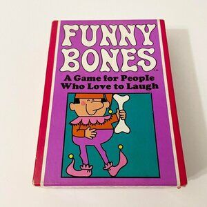 Vintage 1968 Funny Bones Card Game Parker Brothers Missing Instructions